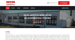 Desktop Screenshot of hevea.cz